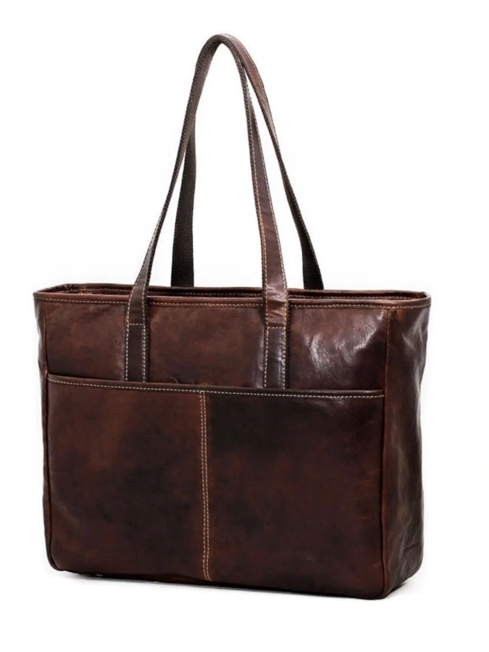 Jack George’s Full Grain Leather Tote Briefcase NWOT